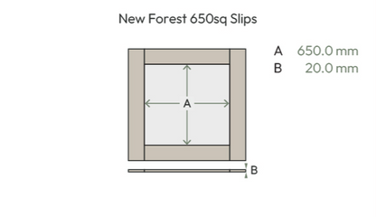 British Fires New Forest 650 dimensions diagram 3