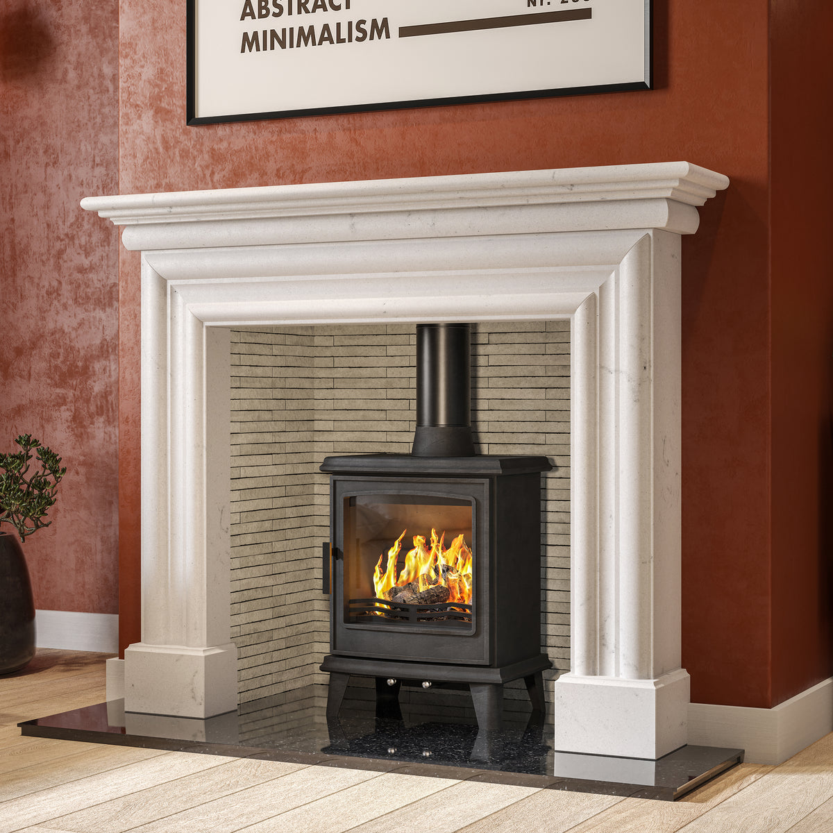 Mazona Westport stove in a room setting