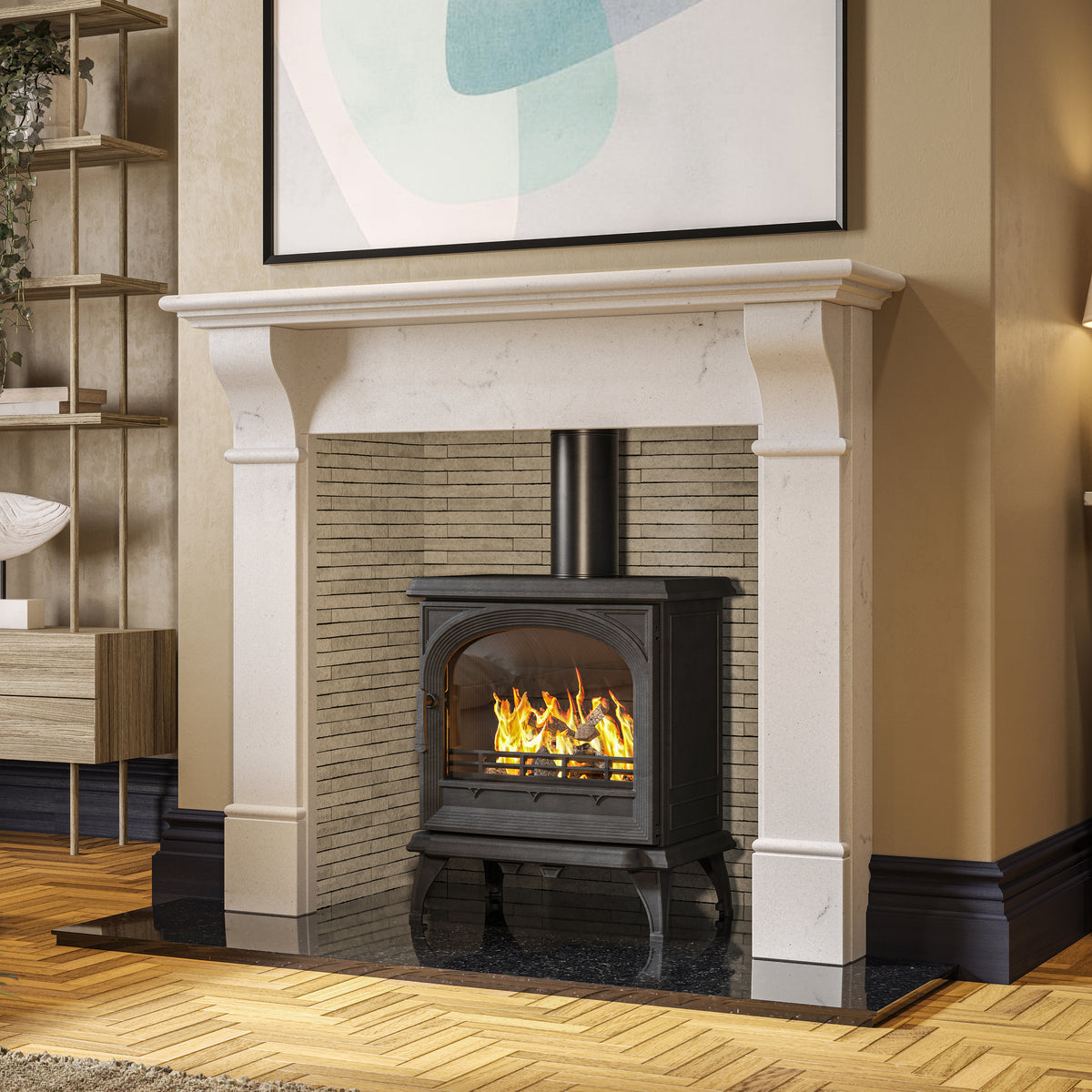 Mazona Shelbourne stove front view