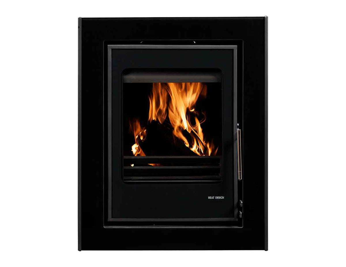 Vitae 6kW cassette stove with 4-sided frame