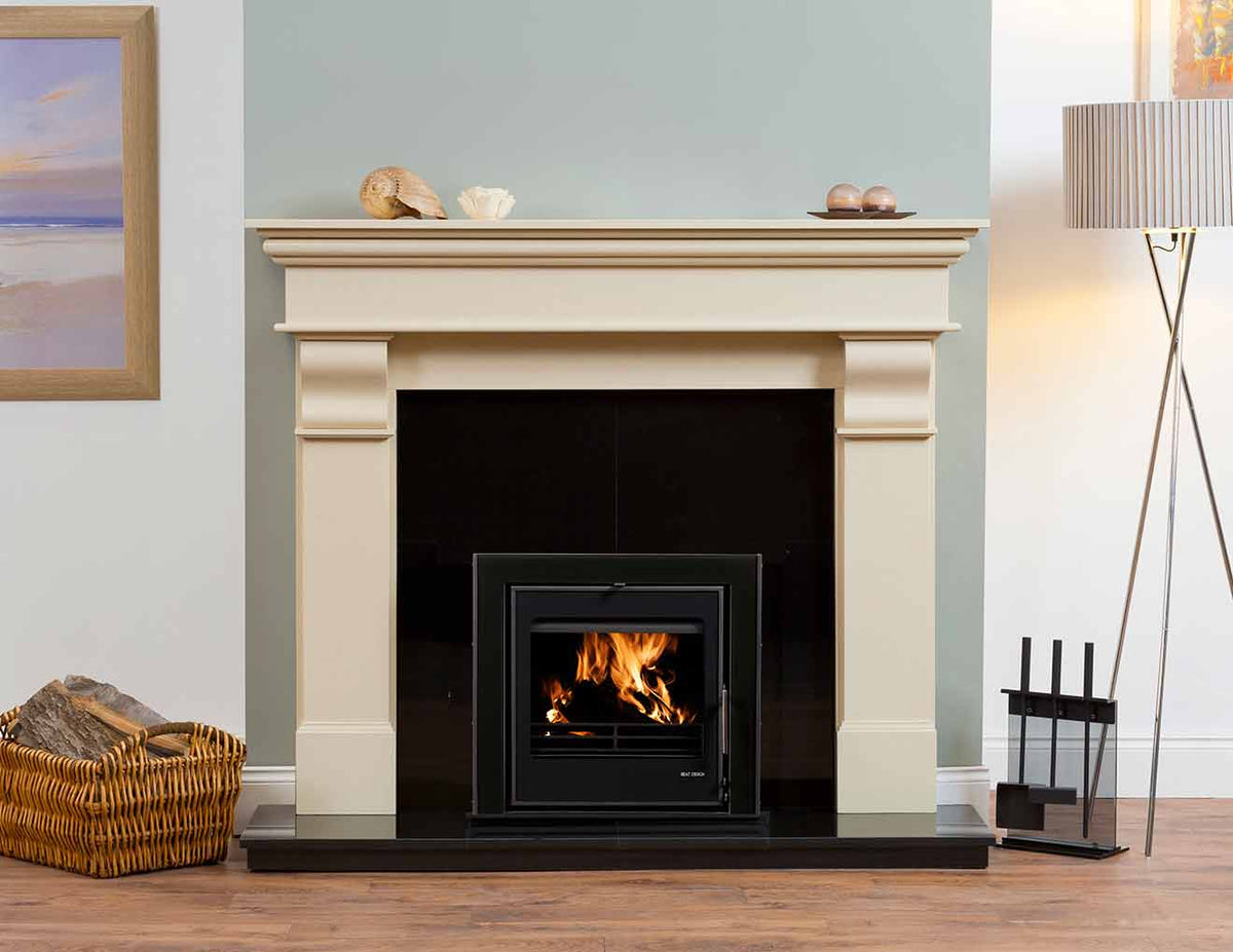 Vitae 9kW cassette stove in a Donegal surround