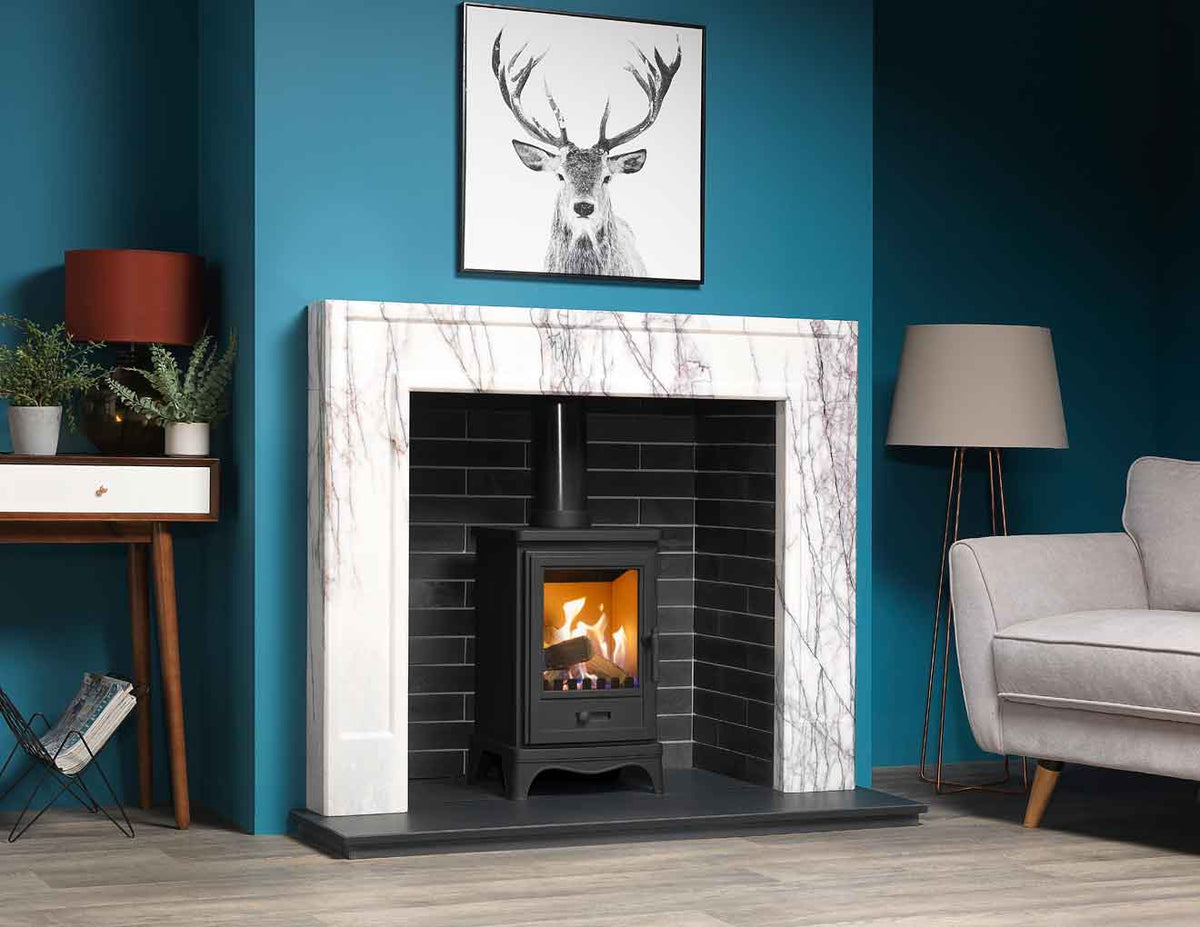 Allora Lilac Fireplace