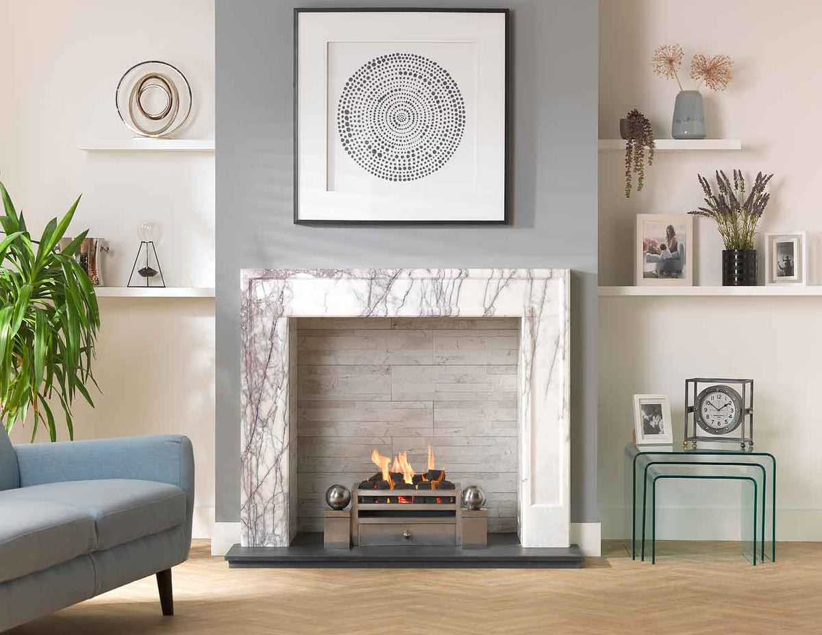 Allora Lilac Fireplace