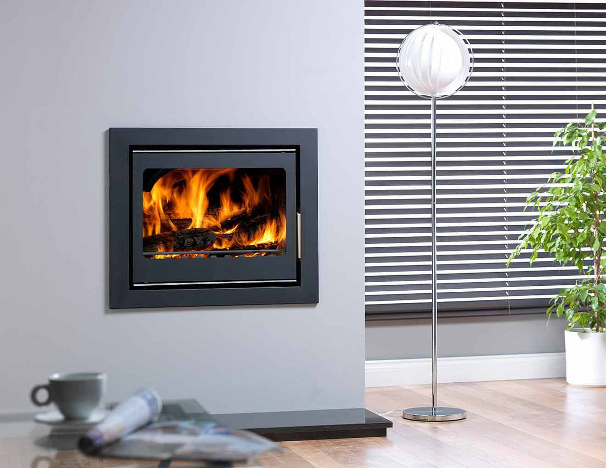Firewarm 11kW cassette stove wall mounted
