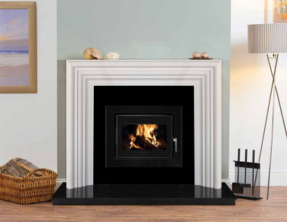 Heritage surround with Vitae 5kW Landscape cassette stove