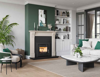 Vitae 9kW cassette stove in a room setting