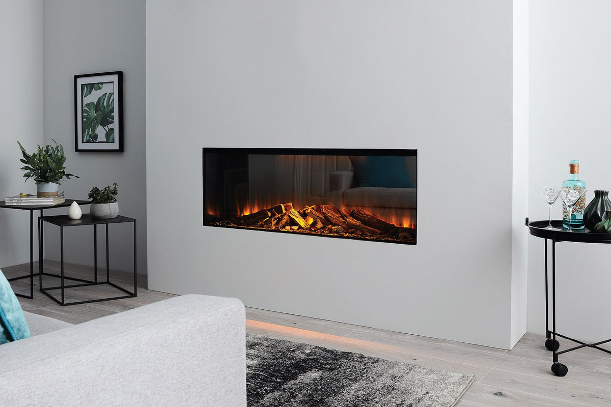 British Fires New Forest 1200 electric fire in a living room setting