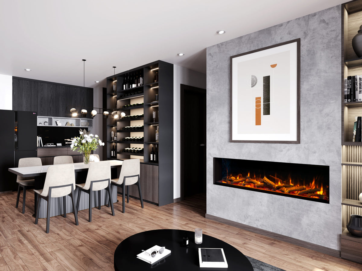 Charlton & Jenrick iRange i1800e Deep one-sided electric fire