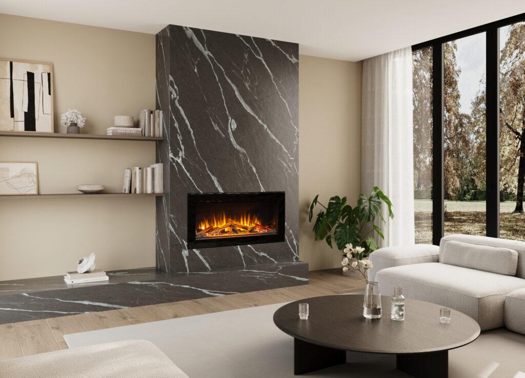 Charlton & Jenrick iRange i1000e Deep one-sided in a feature wall