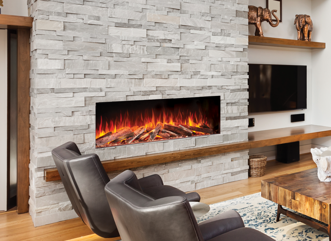 Solution Fires LUX 150 electric fire with adjustable flame and fuel bed colours